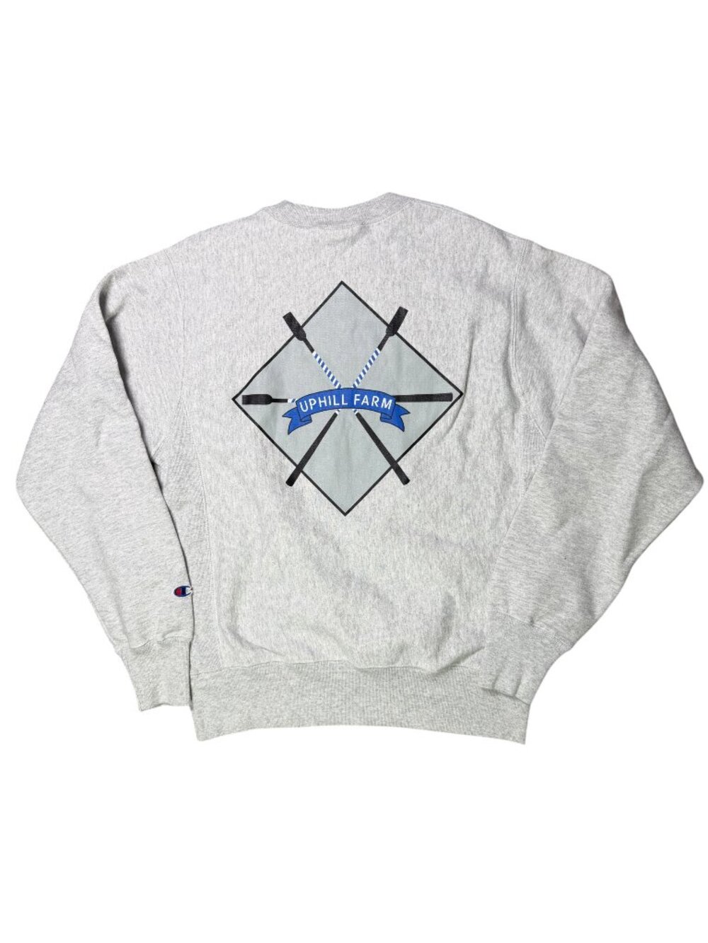 Champion Reverse Weave Uphill Farm Rowing Crewneck Collegiate Sweatshirt Small